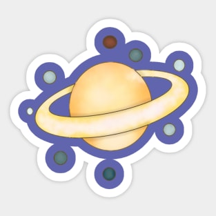 Saturn Sticker